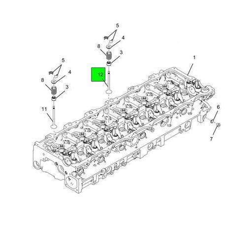 7097499C2 Navistar International | Exhaust Valve | Source One Parts Center