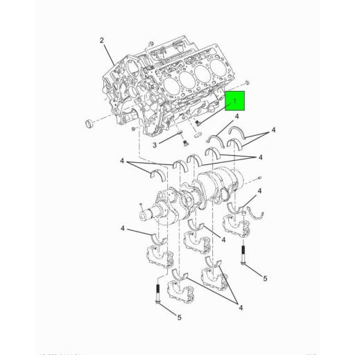 6040380C1 Navistar International® ENGINE BLOCK COOLANT DRAIN PLUG