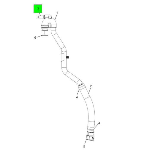 7098081C91 Navistar International® FITTING ASSEMBLY COOLANT