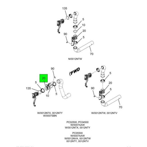 3712312C91 Navistar International® BRAKE COMPRESSION PACBRAKE EXHAUST BRAKE FOR I6MW