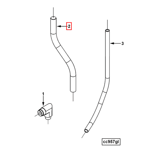 3973080 Cummins | Water Inlet Tube | Source One Parts Center