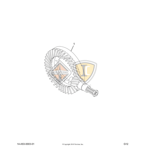 瑛心 2592706C91 Navistar International | GEAR SET DIFFERENTIAL