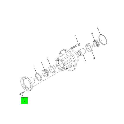 2596614C1 Navistar International | STUD WHEEL 3/4-10UNC/3/4