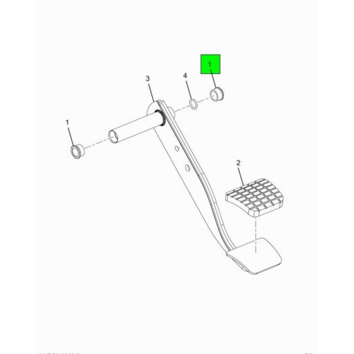 4181853C1 Navistar International | Brake Pedal | Source One Parts Center