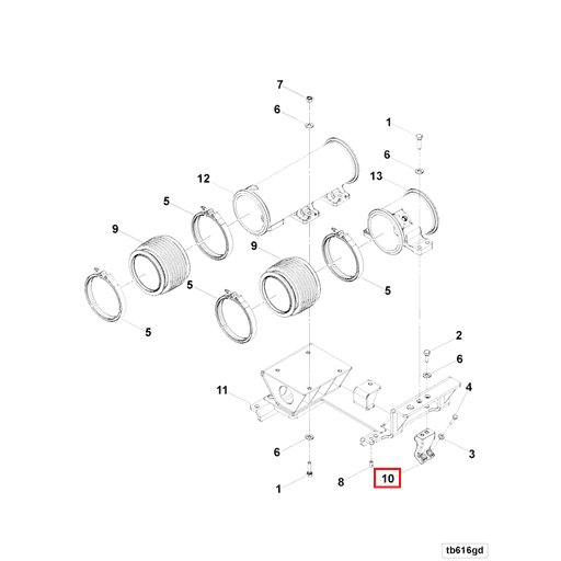 3645410 Cummins | Exhaust Connection Support | Source One Parts Center