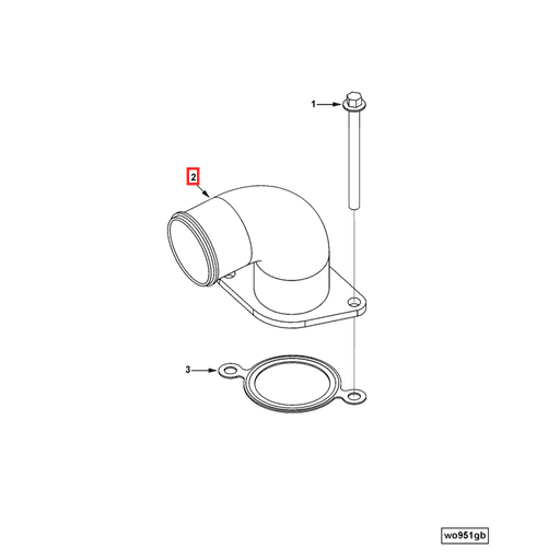 3910491 Cummins | Water Outlet Connection | Source One Parts Center
