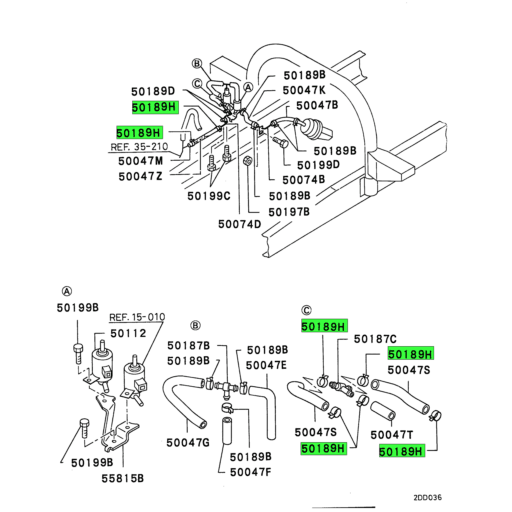 MB058828 Mitsubishi FUSO | Exhaust Brake Clip | Source One