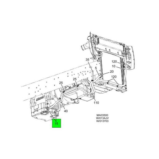 3575615C1 Navistar International | Flared Connector Fitting 1-1/16 in ...