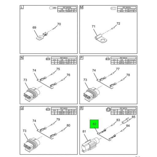 スペシャルオファ 1689464C1 Navistar TRACTION CABLE TERMINAL | International トップス