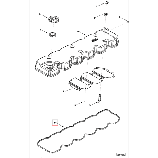 4897569 Cummins | Valve Cover Gasket | Source One Parts Center