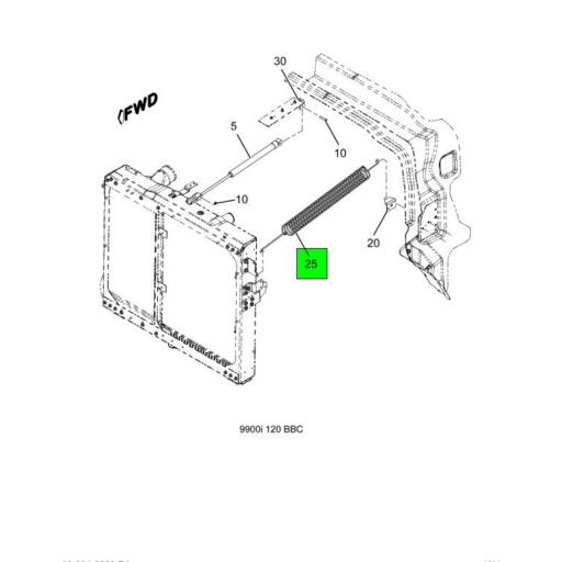 3565267C1 | Navistar International® | Spring Hood Cable