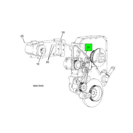 3527406C3 Navistar International | BELT 6PK X 1720 MM LG