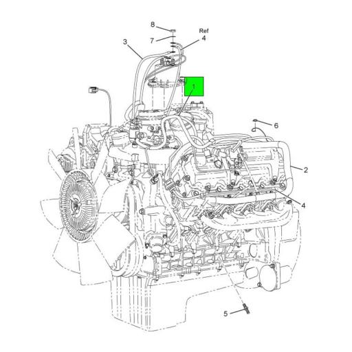 1870673C1 | Navistar International® | HARNESS ASSEMBLY ENGINE SENSOR WIRING