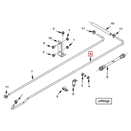 4095966 Cummins | Water Transfer Tube | Source One Parts Center