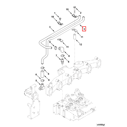 3912087 Cummins | Vehicle Heater Tube | Source One Parts Center