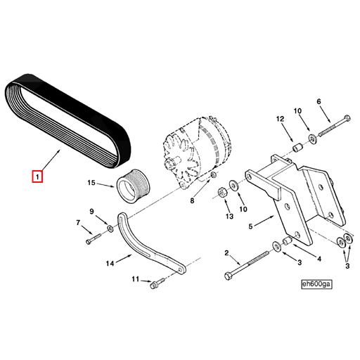 3031485 Cummins | V Ribbed Belt | Source One Parts Center