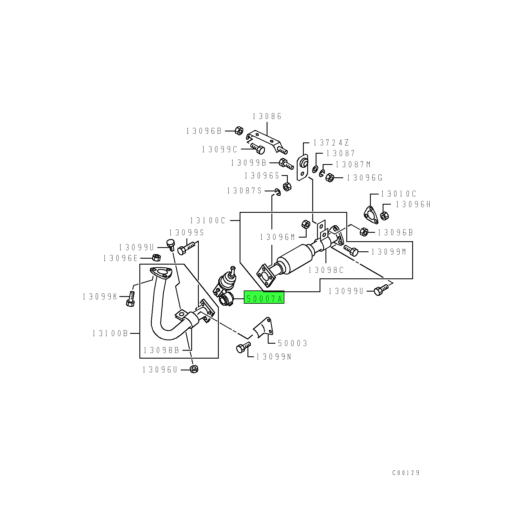 ME297492 Mitsubishi FUSO® Exhaust Brake Assembly Source One Parts