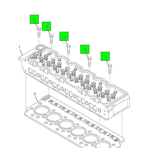 1833029C3 Navistar International® BOLT CYLINDER HEAD Source One