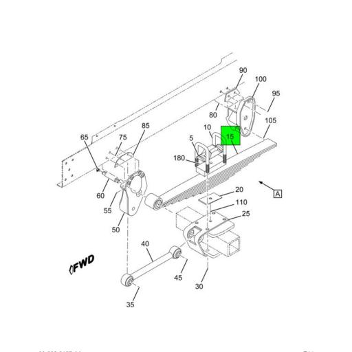 4032748C91 Navistar International | Front Chassis Spring | Source One ...