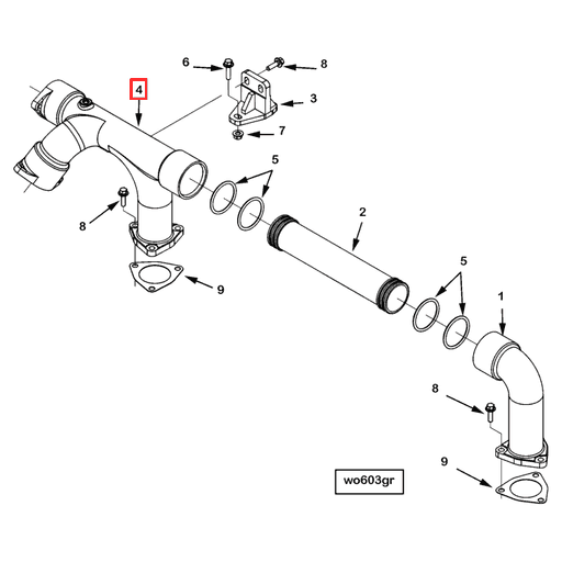 2873367 Cummins | Water Transfer Connection | Source One Parts Center