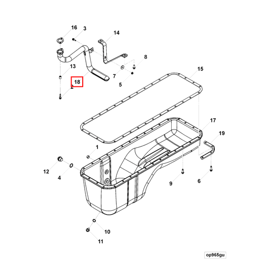 3964028CUM Kenworth | Lubrication Oil Suction Tube | Source One Parts ...