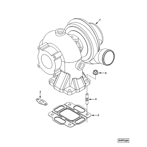3802886 Cummins | Turbocharger Kit | Source One Parts Center