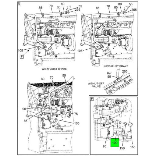 444101 Navistar International | Pipe Coupling 1/2 FPT x 1/2 FPT ...