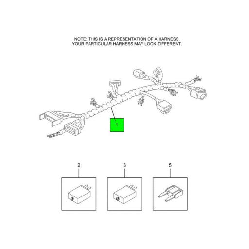 3835379C93 Navistar International | HARNESS CAB OVERLAY
