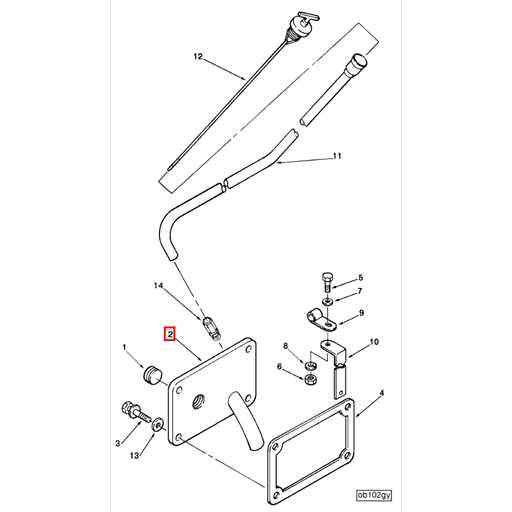 3062888 Cummins | Oil Tube Bracket | Source One Parts Center