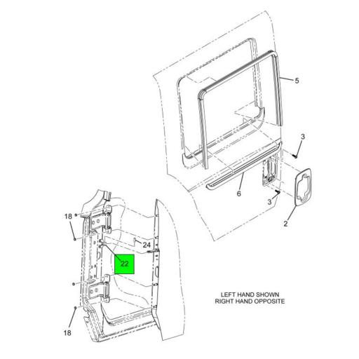 3827600C1 | Navistar International® | CHECK DOOR | Source One Parts Center