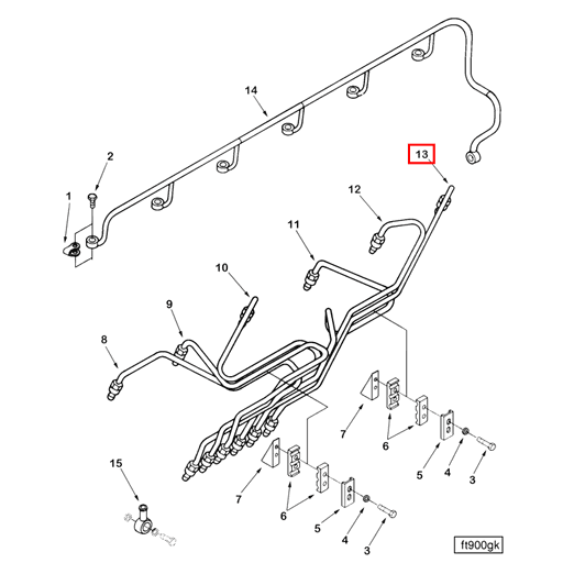 3906788 Cummins | Injector Fuel Supply Tube | Source One Parts Center