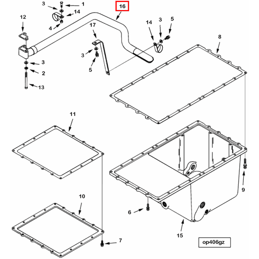 3086242 Cummins | Lubricating Oil Suction Tube | Source One Parts Center