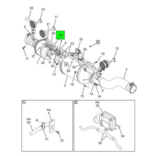 2593753C93 Navistar International® SENSOR EXHAUST GAS TEMPERATURE DK GRY T3 Source One
