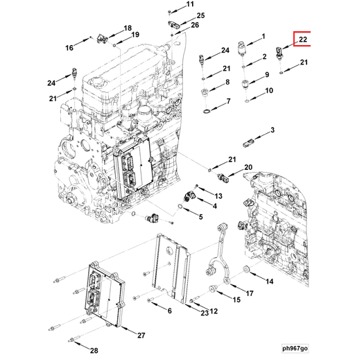 4921519 Cummins | Pressure Sensor | Source One Parts Center