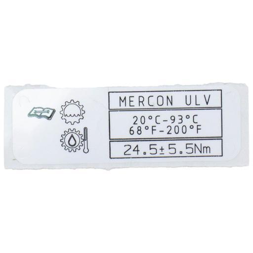LJ9Z7H258A Ford | Transmission Fluid Service Label - Rear GT Feature ...