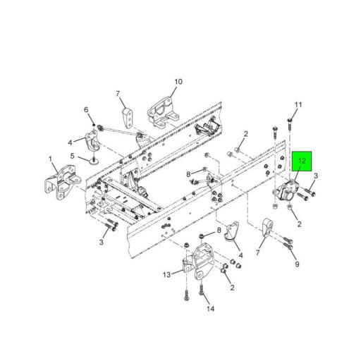 3541838C92 | Navistar International® | VOID SUPPORT FRONT SPRING RR ...