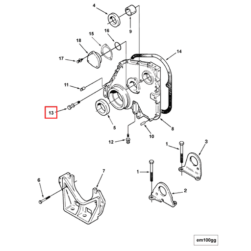 3031733 Cummins | Flywheel Housing Support | Source One Parts Center