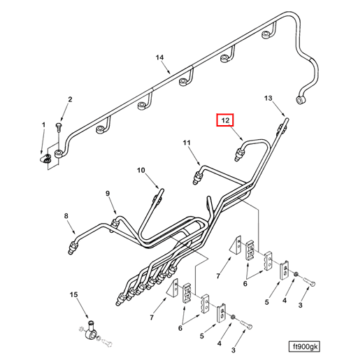 3906787 Cummins | Injector Fuel Supply Tube | Source One Parts Center