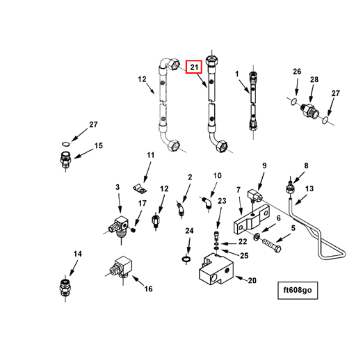 3634505 Cummins | Flexible Hose | Source One Parts Center
