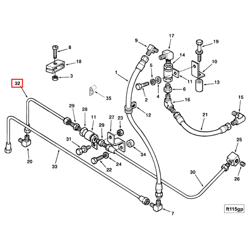 3166434 Cummins | Fuel Supply Tube | Source One Parts Center