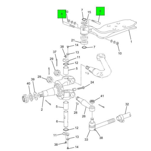 1665527C1 Navistar International | KEY DRAW KING PIN 5/8 X 3