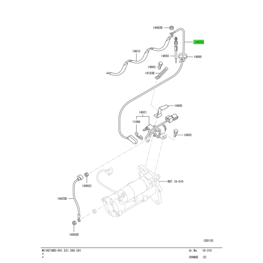 ME018995 Mitsubishi FUSO® Glow Plug Control Relay Harness Source One Parts Center