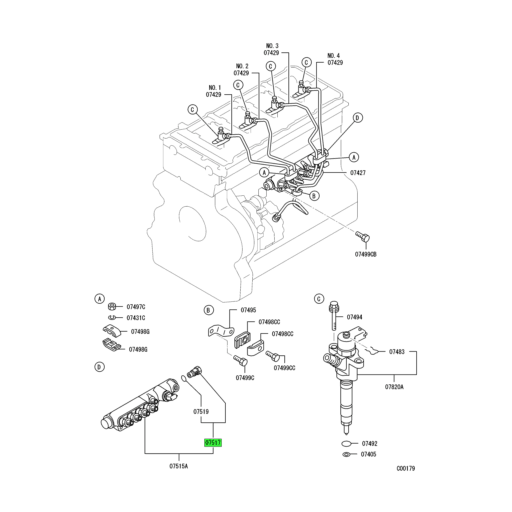 ME195406 Mitsubishi FUSO | Fuel Injection Rail Pressure Limiter ...