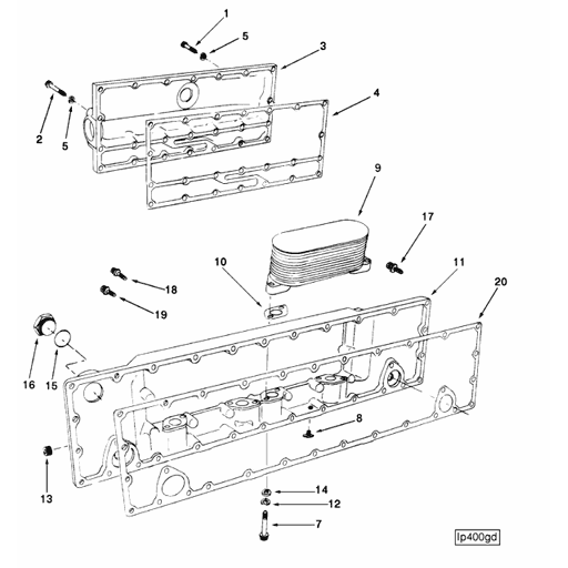 3227456 Cummins | Oil Cooler Housing | Source One Parts Center