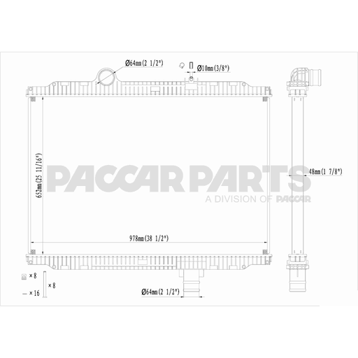 RAD42-10327TRP | Kenworth® | RADIATOR-KENWORTH 11-13 | Source One Parts ...