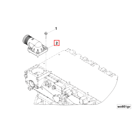 4992623 Cummins | Water Outlet Connection | Source One Parts Center