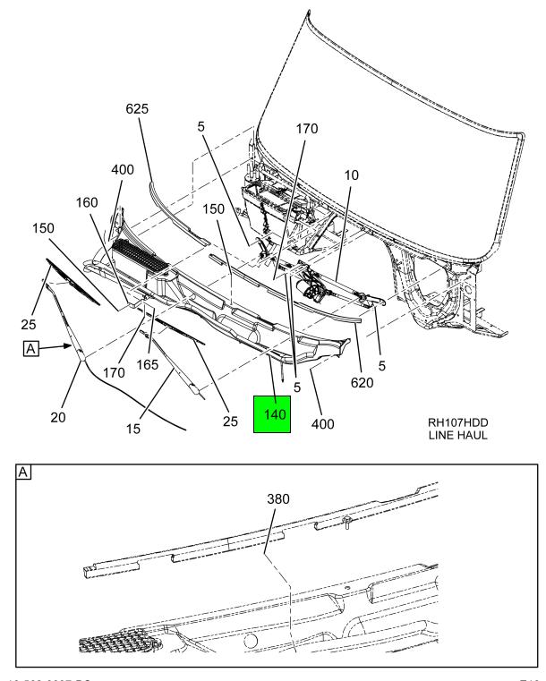 3550838C97 | Genuine Navistar International® BAFFLE ASSEMBLY MOTOR COVER