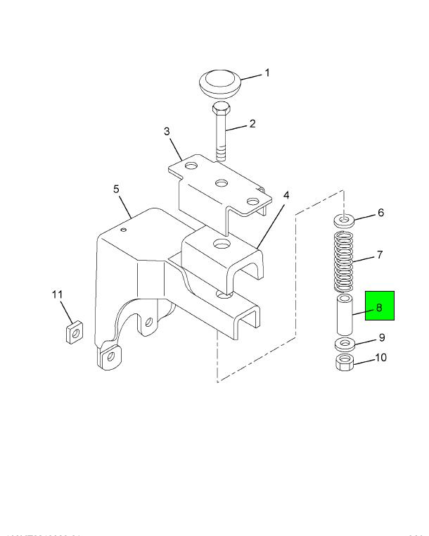 532419C1 Navistar International SPACER CAB MOUNTING Source