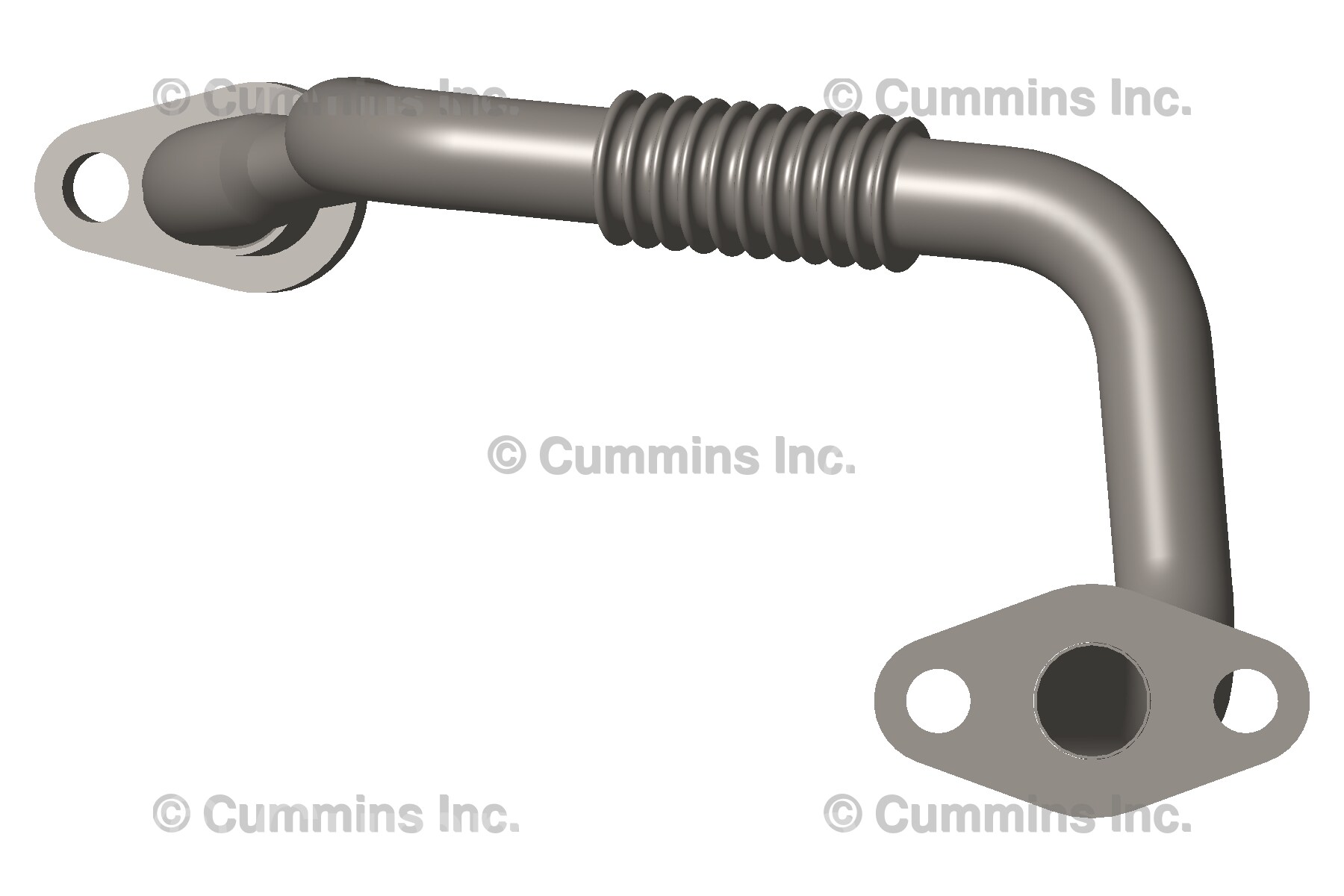 5376854 Genuine Cummins® Turbo Oil Drain Tube Source One Parts Center