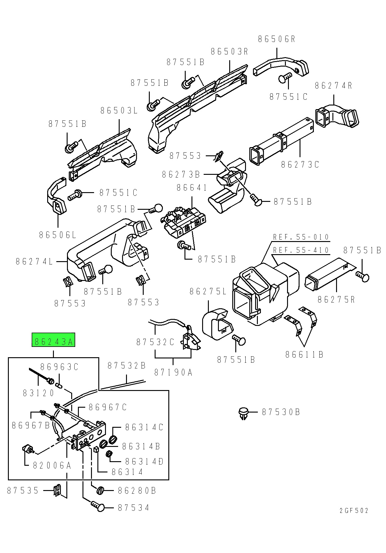 MC140034 | Genuine Mitsubishi FUSO® Heater Controller Assembly